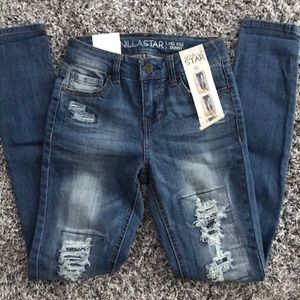 [Vanilla star] distressed jeans